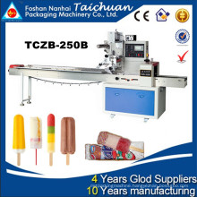 2015 Hot sell model TCZB-250B Ice lolly Flow Pack Machine with good quality factory price